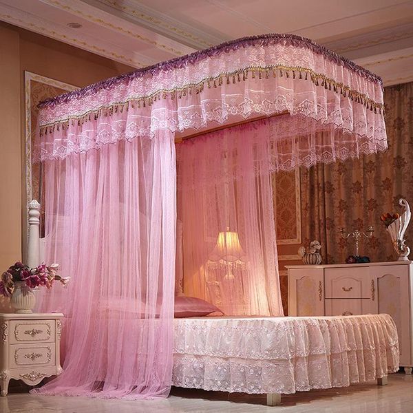 mosquito net style u-shaped guide pulley curtain floor-standing aluminum alloy encryption thickening without wall
mosquito net style u-shaped guide pulley curtain floor-standing aluminum alloy encryption thickening without wall