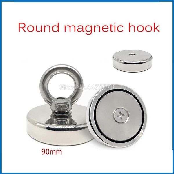 hooks & rails 1pcs strong neodymium magnet super powerful search magnets hook power magnetic material fishing salvage permanent holder pot
hooks & rails 1pcs strong neodymium magnet super powerful search magnets hook power magnetic material fishing salvage permanent holder pot