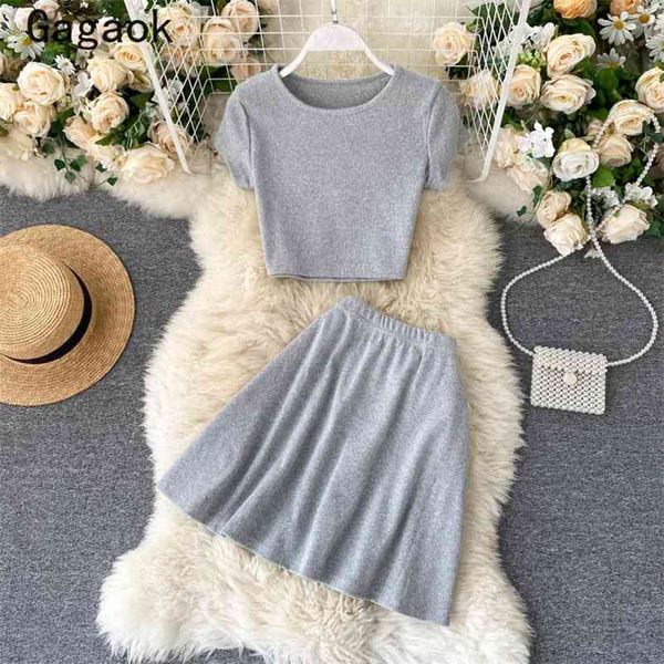 two piece set women summer solid o-neck casual sport korean fashion wild slim outfits short t-shirt + mini skirt 210531, White
two piece set women summer solid o-neck casual sport korean fashion wild slim outfits short t-shirt + mini skirt 210531, White