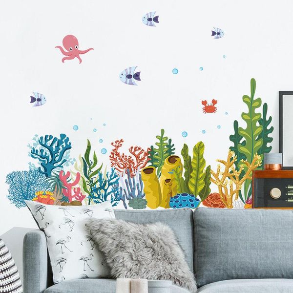 watercolor underwater coral fish bedroom kindergarten entrance beautification decoration wall stickers baby room children kids
watercolor underwater coral fish bedroom kindergarten entrance beautification decoration wall stickers baby room children kids