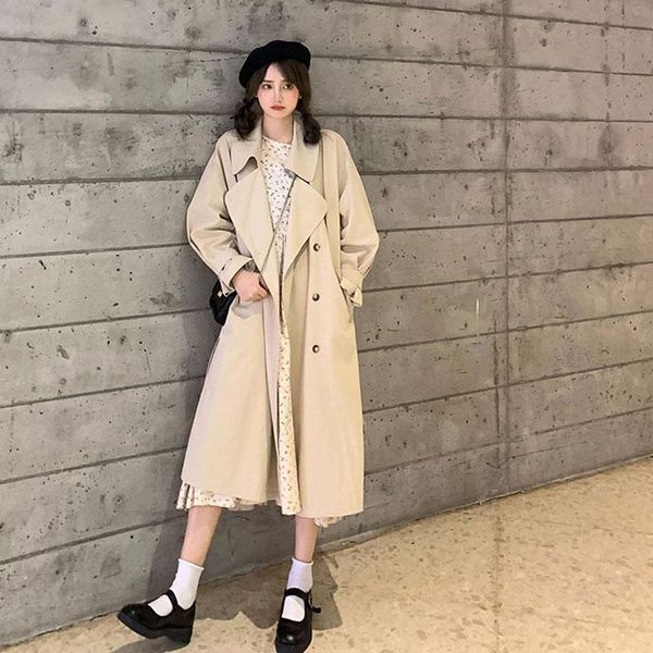 women's trench coats alan&z.c.y spring and autumn fashion medium long thin windbreaker, Tan;black
women's trench coats alan&z.c.y spring and autumn fashion medium long thin windbreaker, Tan;black