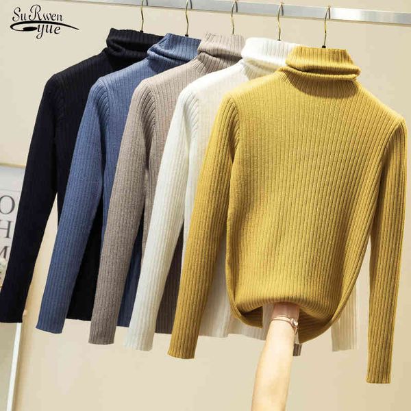 autumn and winter long sleeve pile collar sweater women high thickened warm knitted bottoming shirt pull femme 12311 210521, White;black
autumn and winter long sleeve pile collar sweater women high thickened warm knitted bottoming shirt pull femme 12311 210521, White;black