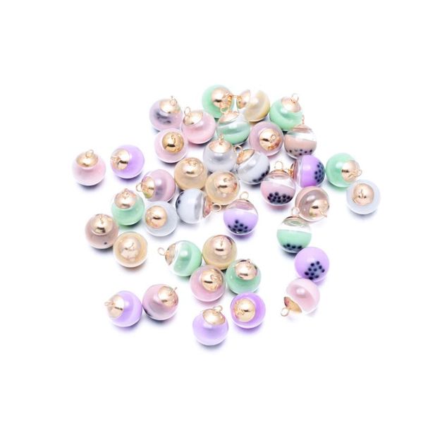charms 5 pcs ball shape glass pendants resin pink green purple white coffee color for jewelry making necklace bracelet, Bronze;silver
charms 5 pcs ball shape glass pendants resin pink green purple white coffee color for jewelry making necklace bracelet, Bronze;silver