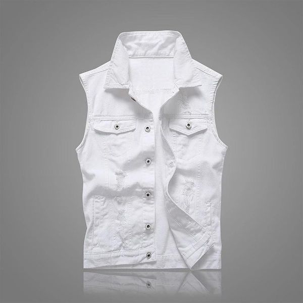 men's jackets denim vest lapel hole 2021 white korean casual slim fit trendy men clothing, Black;brown
men's jackets denim vest lapel hole 2021 white korean casual slim fit trendy men clothing, Black;brown