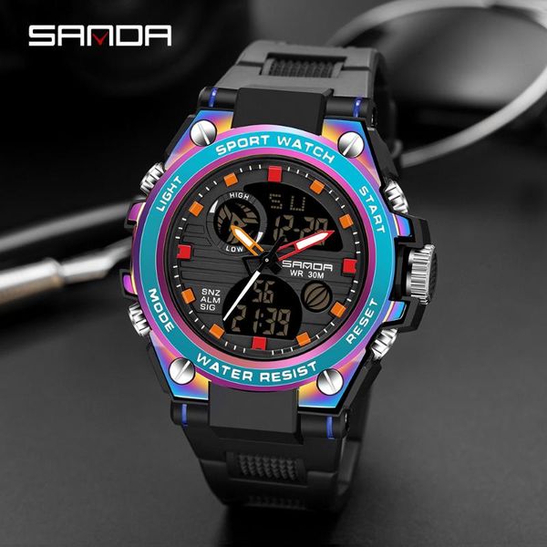 wristwatches sanda 2021 luxury men's watches sport military wristwatch multicolor 50m waterproof quartz watch for men clock relogio mas, Slivery;brown
wristwatches sanda 2021 luxury men's watches sport military wristwatch multicolor 50m waterproof quartz watch for men clock relogio mas, Slivery;brown