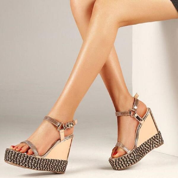 rimocy fashion ankle strap high platform sandals women summer plus size 42 crystal wedges shoes for woman party sandalias, Black
rimocy fashion ankle strap high platform sandals women summer plus size 42 crystal wedges shoes for woman party sandalias, Black