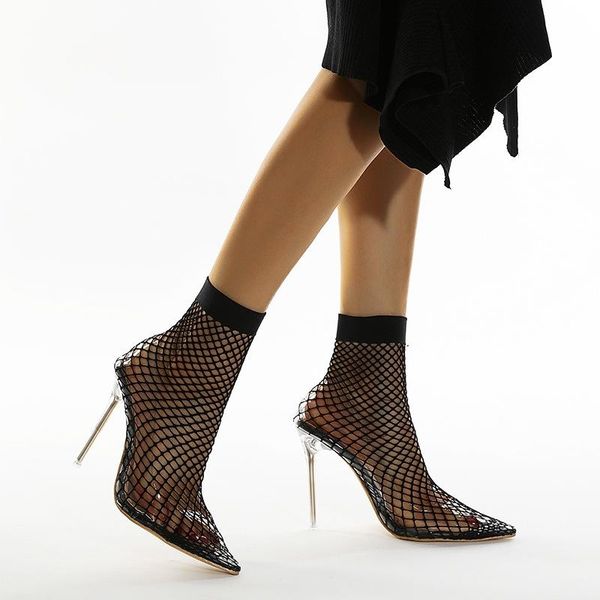 boots summer black hollow fishnet stockings woman fashion transparent stiletto women's point toe middle tube
boots summer black hollow fishnet stockings woman fashion transparent stiletto women's point toe middle tube