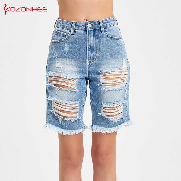 women's jeans loose blue inelastic hole with mid waist for women knee length ripped pants female #25
women's jeans loose blue inelastic hole with mid waist for women knee length ripped pants female #25