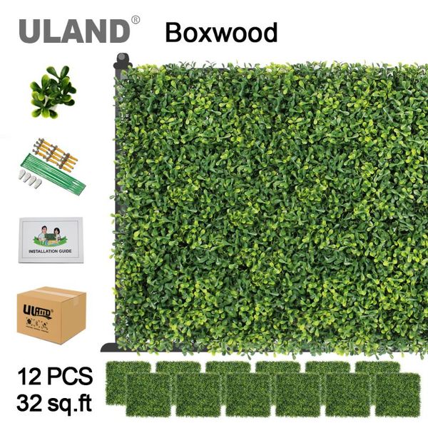 decorative flowers & wreaths uland artificial boxwood hedge panels 32 sqft indoor and outdoor hanging greenery mats accessories 50x50cm/pc 1
decorative flowers & wreaths uland artificial boxwood hedge panels 32 sqft indoor and outdoor hanging greenery mats accessories 50x50cm/pc 1