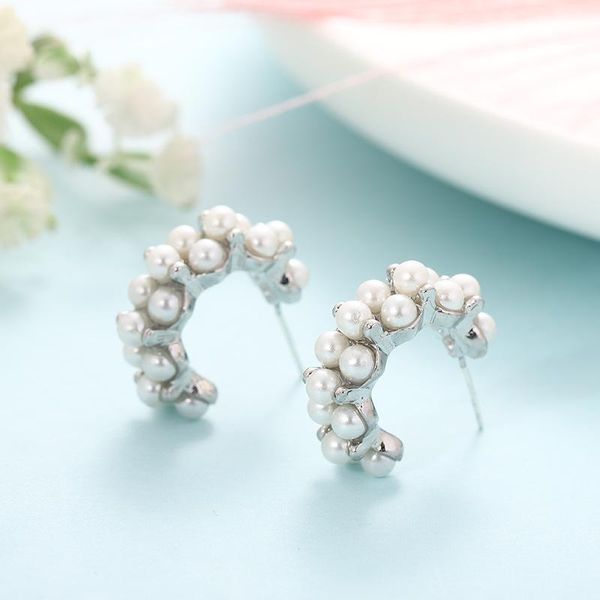 hoop & huggie minar korean simulated pearls earrings for women elegant gold silver color metal c shape party statement jewelry, Golden;silver
hoop & huggie minar korean simulated pearls earrings for women elegant gold silver color metal c shape party statement jewelry, Golden;silver