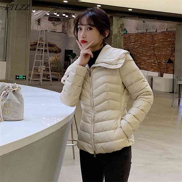 winter ultra light jacket women slim big lapel overcoat 90% white duck down coat thickness warm oversize snow outwear 210430, Black
winter ultra light jacket women slim big lapel overcoat 90% white duck down coat thickness warm oversize snow outwear 210430, Black