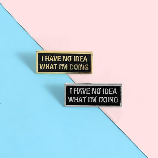 pins, brooches 'i have no idea what i' doing' phrase fashion magnetic buckle lapel enamel pins badges wholesale jewelry frie, Gray
pins, brooches 'i have no idea what i' doing' phrase fashion magnetic buckle lapel enamel pins badges wholesale jewelry frie, Gray