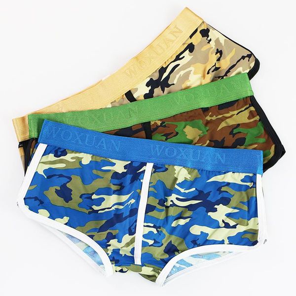underpants underwear boxer men shorts camouflage soft panties male trunk, Black;white
underpants underwear boxer men shorts camouflage soft panties male trunk, Black;white