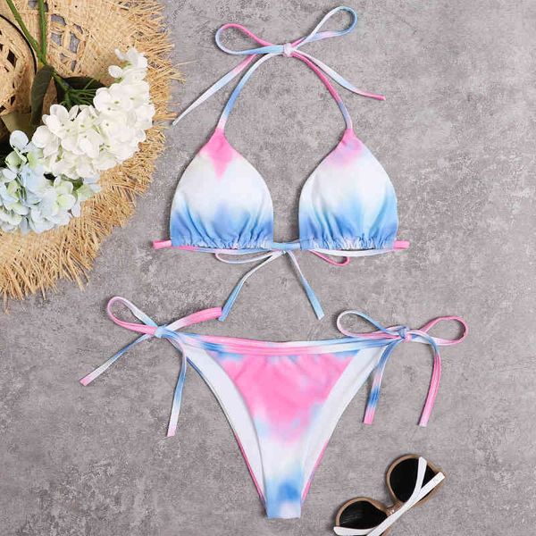 bikini set swimwear women swimsuit bandage brazilian summer beach wear bathing suits tie dye print female biquini 210520, White;black
bikini set swimwear women swimsuit bandage brazilian summer beach wear bathing suits tie dye print female biquini 210520, White;black
