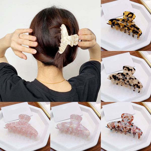 acetate leopard print acrylic large hair claws clamps vintage hair clips hairpin women girl hair accessories ponytail holder, Slivery;golden
acetate leopard print acrylic large hair claws clamps vintage hair clips hairpin women girl hair accessories ponytail holder, Slivery;golden