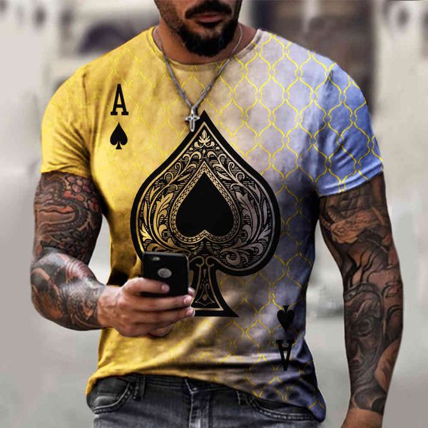 brand chrome/hearts tees crosin new spade at t-shirt men's casual street wear short sleeve, White
brand chrome/hearts tees crosin new spade at t-shirt men's casual street wear short sleeve, White