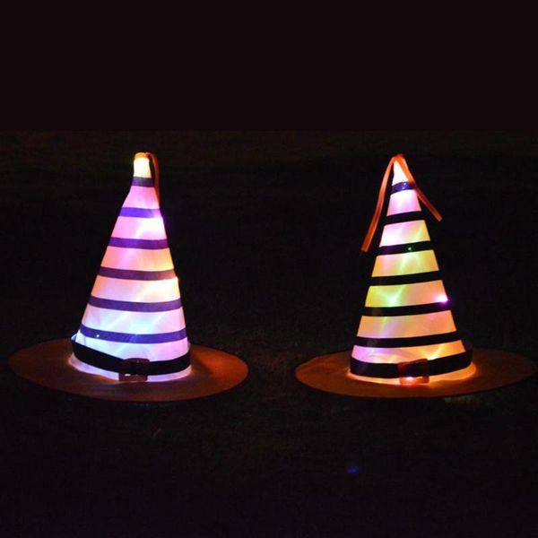 party decoration halloween decorations hanging lighted witch hat striped orange with rope
party decoration halloween decorations hanging lighted witch hat striped orange with rope
