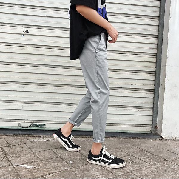 men's pants ytx044 korean version of small feet slim hong kong-style harajuku harem, Black
men's pants ytx044 korean version of small feet slim hong kong-style harajuku harem, Black