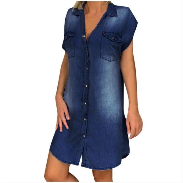 casual turndown neck denim party women dresses sleeveless swing summer clothes for zomer jurkjes dames, Black;gray
casual turndown neck denim party women dresses sleeveless swing summer clothes for zomer jurkjes dames, Black;gray