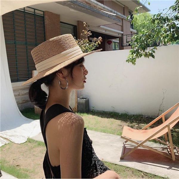 caps & hats hat female spring summer korean version ins same straw strap flat versatile sunshade beach, Yellow
caps & hats hat female spring summer korean version ins same straw strap flat versatile sunshade beach, Yellow