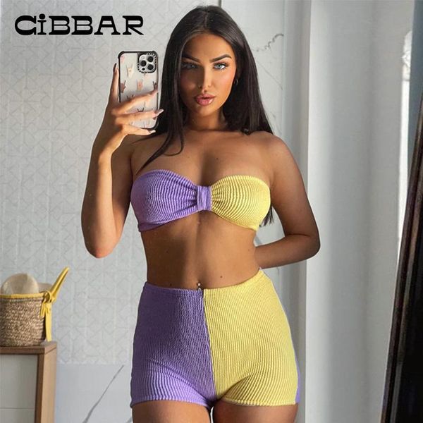 women's tracksuits cibbar summer contrast color skinny 2 piece sets women backless breast wrap+high waist shorts suits casual hipster c, Gray
women's tracksuits cibbar summer contrast color skinny 2 piece sets women backless breast wrap+high waist shorts suits casual hipster c, Gray