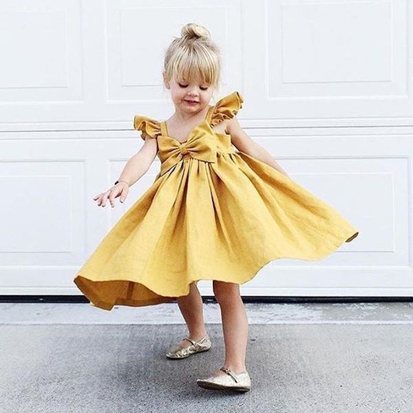 girl's dresses girl party dress weddding princess infant toddler baby clothes bow sleeveless girls 0-3t children clothing, Red;yellow
girl's dresses girl party dress weddding princess infant toddler baby clothes bow sleeveless girls 0-3t children clothing, Red;yellow