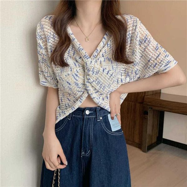 summer slim slimming fashion stitching v-neck short pleated short-sleeved sweater women harajuku woman tshirts women's t-shirt, White
summer slim slimming fashion stitching v-neck short pleated short-sleeved sweater women harajuku woman tshirts women's t-shirt, White