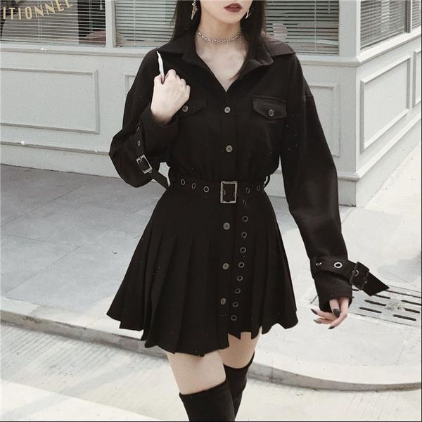 ruibbit women shirt arrival spring autumn punk gothic black dress fashion long sleeve female slim dresses, White
ruibbit women shirt arrival spring autumn punk gothic black dress fashion long sleeve female slim dresses, White