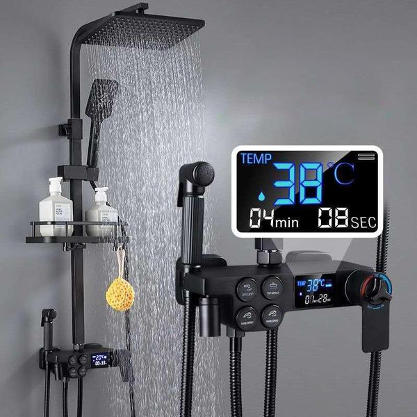bathroom shower sets black constant temperature digital display flower sprinkler faucet bet pressurized hydro power
bathroom shower sets black constant temperature digital display flower sprinkler faucet bet pressurized hydro power
