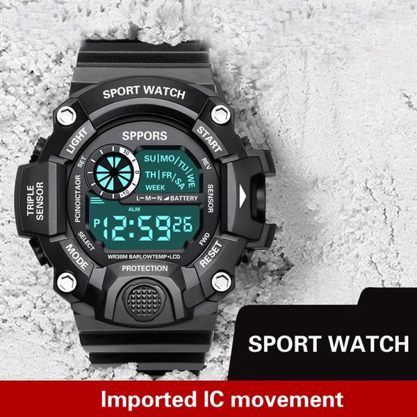 wristwatches mens watch military waterproof sport wrist luminous date display led digital casual quartz clock relogio masculino, Slivery;brown
wristwatches mens watch military waterproof sport wrist luminous date display led digital casual quartz clock relogio masculino, Slivery;brown