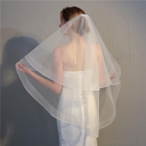bridal veils white ivory woman 2021 wedding 2 layers 90 cm handmade pencil edge with comb accessories high quality, Black
bridal veils white ivory woman 2021 wedding 2 layers 90 cm handmade pencil edge with comb accessories high quality, Black