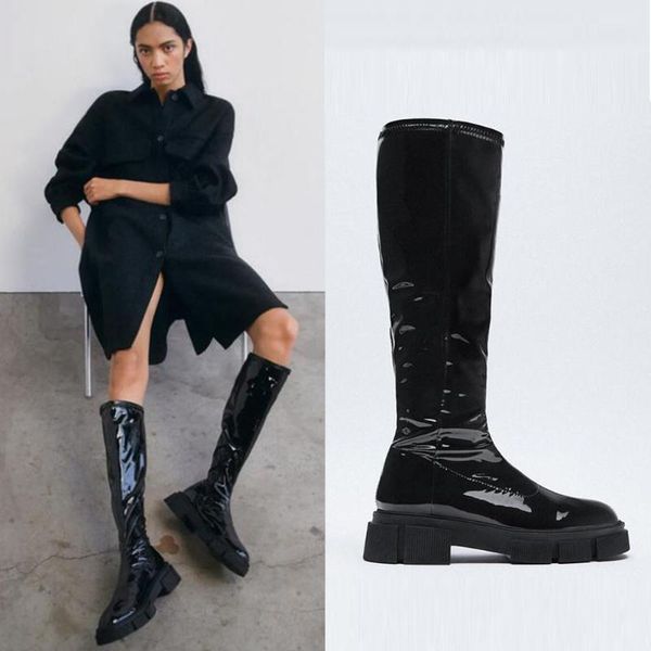boots brand female platform knee high fashion skidproof sole cosy chunky heels autumn winter casual shoes woman, Black
boots brand female platform knee high fashion skidproof sole cosy chunky heels autumn winter casual shoes woman, Black