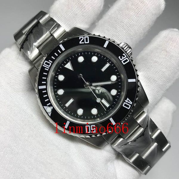 40mm mens automatic black/blue/green dail watches 18k gold clasp ceramic bezel stainless steel glide lock sub wristwatches, Slivery;brown
40mm mens automatic black/blue/green dail watches 18k gold clasp ceramic bezel stainless steel glide lock sub wristwatches, Slivery;brown