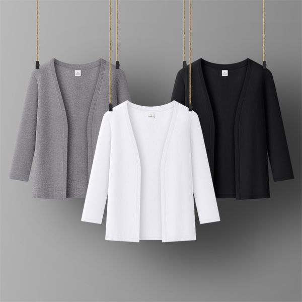 women cotton cuasual coat lady office jacket v-neck three quarter sleeve all match women 210914, Black;brown
women cotton cuasual coat lady office jacket v-neck three quarter sleeve all match women 210914, Black;brown