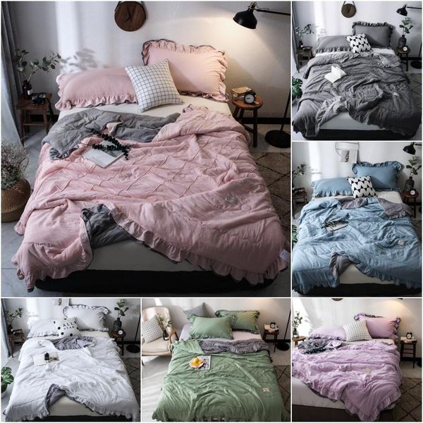comforters & sets bedding solid thin summer quilt blankets soft comforter air conditioner bed cover quilting for adults home textiles bedspr
comforters & sets bedding solid thin summer quilt blankets soft comforter air conditioner bed cover quilting for adults home textiles bedspr