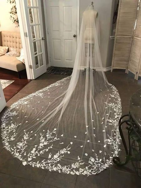 bridal veils white ivory cathedral wedding long soft 3 m 4 5 lace edge veil with comb accessories bride, Black
bridal veils white ivory cathedral wedding long soft 3 m 4 5 lace edge veil with comb accessories bride, Black