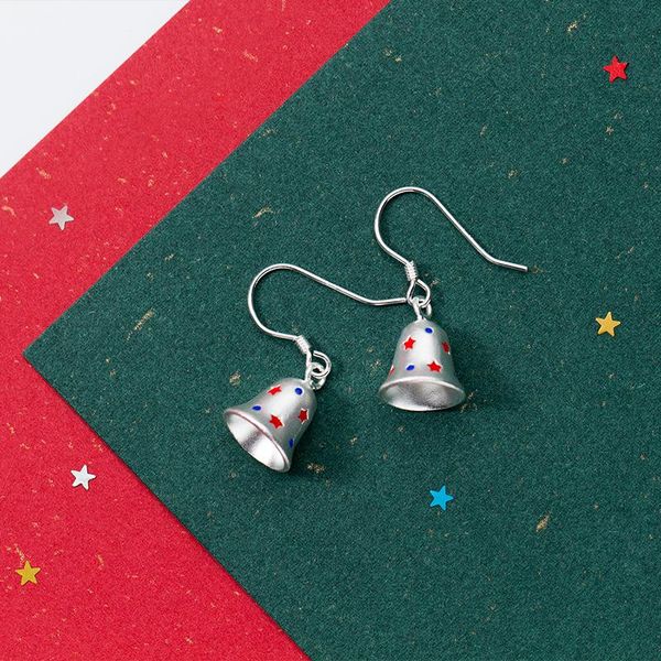 stud christmas bell earrings silver 925 jewelry vintage pendientes minimalism charm for women oorbellen gift, Golden;silver
stud christmas bell earrings silver 925 jewelry vintage pendientes minimalism charm for women oorbellen gift, Golden;silver