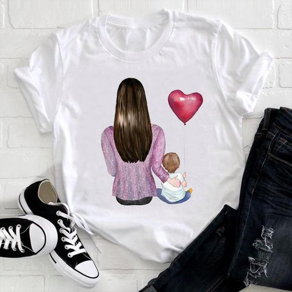 cartoon love happy sweet women t shirts son boy cute 90s mom mama mother clothes print female ladies graphic, White
cartoon love happy sweet women t shirts son boy cute 90s mom mama mother clothes print female ladies graphic, White