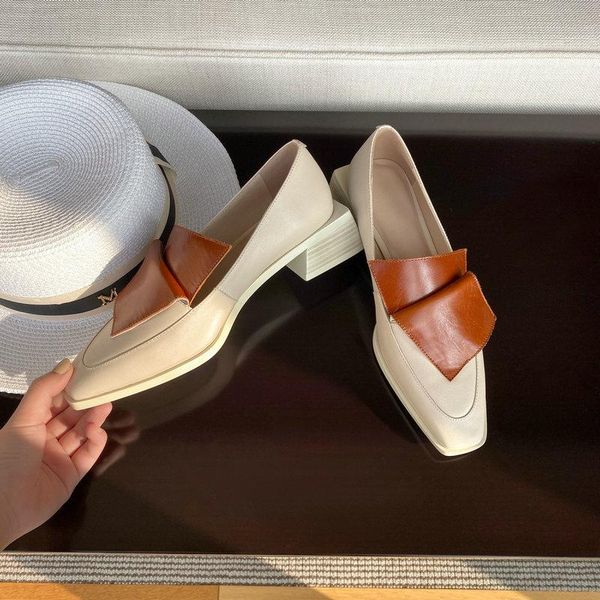 dress shoes fashion genuine leather 4cm thick heels for women mixed colors vintage working party woman, Black
dress shoes fashion genuine leather 4cm thick heels for women mixed colors vintage working party woman, Black