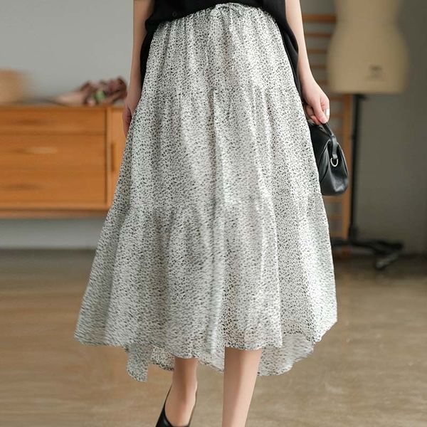 johnature women ramie print floral skirts elastic waist summer loose mori girl casual korean style skirts 210521, Black
johnature women ramie print floral skirts elastic waist summer loose mori girl casual korean style skirts 210521, Black