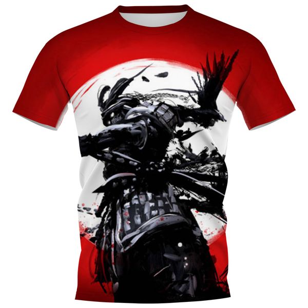 cloocl japanese samurai 3d printed t-shirts mens casual clothes slim short sleeve hip-hop style t shirts teens outfits, White;black
cloocl japanese samurai 3d printed t-shirts mens casual clothes slim short sleeve hip-hop style t shirts teens outfits, White;black