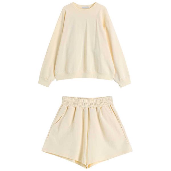 spring korean version of the letter print round collar guard dress and loose waist sports shorts set woman 210607, White
spring korean version of the letter print round collar guard dress and loose waist sports shorts set woman 210607, White
