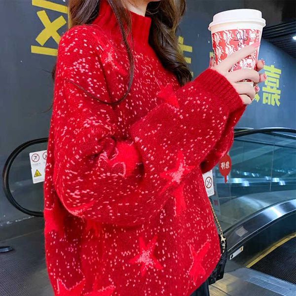 women's sweaters autumn winter pullovers star pattern turtleneck female knitted with long sleeve oversized jumpers yp5o, White;black
women's sweaters autumn winter pullovers star pattern turtleneck female knitted with long sleeve oversized jumpers yp5o, White;black