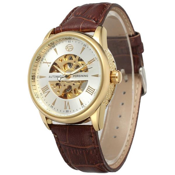 wristwatches mens golden skeleton clock mechanical male wrist watch leather relogio masculino automatic zegarek meski, Slivery;brown
wristwatches mens golden skeleton clock mechanical male wrist watch leather relogio masculino automatic zegarek meski, Slivery;brown
