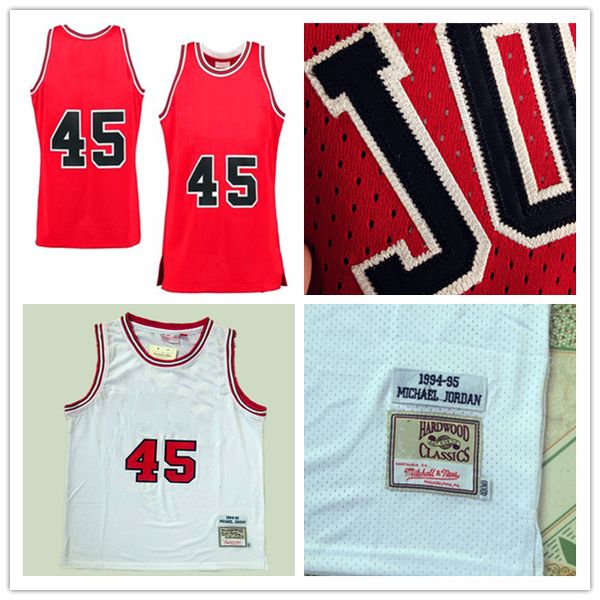 men basketball jersey 45 michael mitchell & ness white 1994-95 home authentic jersey s-3xl, Black;red
men basketball jersey 45 michael mitchell & ness white 1994-95 home authentic jersey s-3xl, Black;red