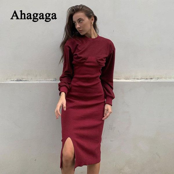 casual dresses ahagaga autumn winter pencil dress women fashion patchwork long sleeve bodycon o-neck streetwear wonen female robes, Black;gray
casual dresses ahagaga autumn winter pencil dress women fashion patchwork long sleeve bodycon o-neck streetwear wonen female robes, Black;gray