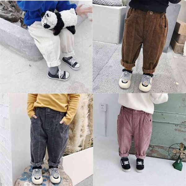 autumn winter boys girls cotton corduroy casual pants kids all-match spliced solid color loose children trousers 210708, Blue
autumn winter boys girls cotton corduroy casual pants kids all-match spliced solid color loose children trousers 210708, Blue