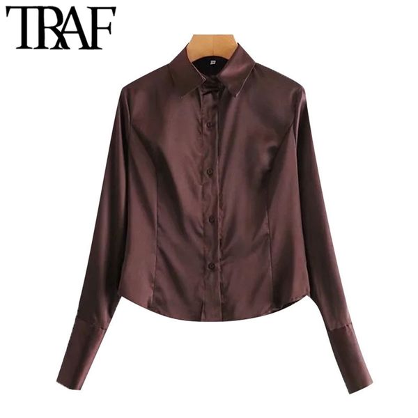 women fashion office wear cozy blouses vintage long sleeve button-up female shirts chic 210507, White
women fashion office wear cozy blouses vintage long sleeve button-up female shirts chic 210507, White