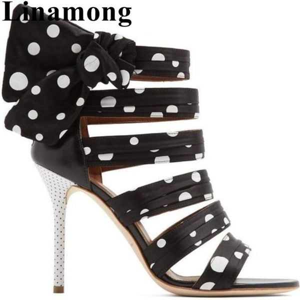 summer black and white polka dot buttlefly-knot thin high heel open toe classic women sandlas shoes sandals
summer black and white polka dot buttlefly-knot thin high heel open toe classic women sandlas shoes sandals