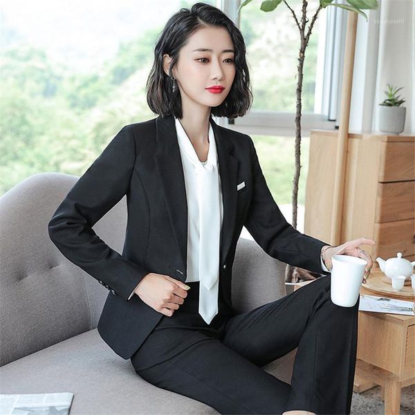 women's suits & blazers business formal women skirt suit autumn fashion elegant temperament blazer office lady plus size work wear soli, White;black
women's suits & blazers business formal women skirt suit autumn fashion elegant temperament blazer office lady plus size work wear soli, White;black
